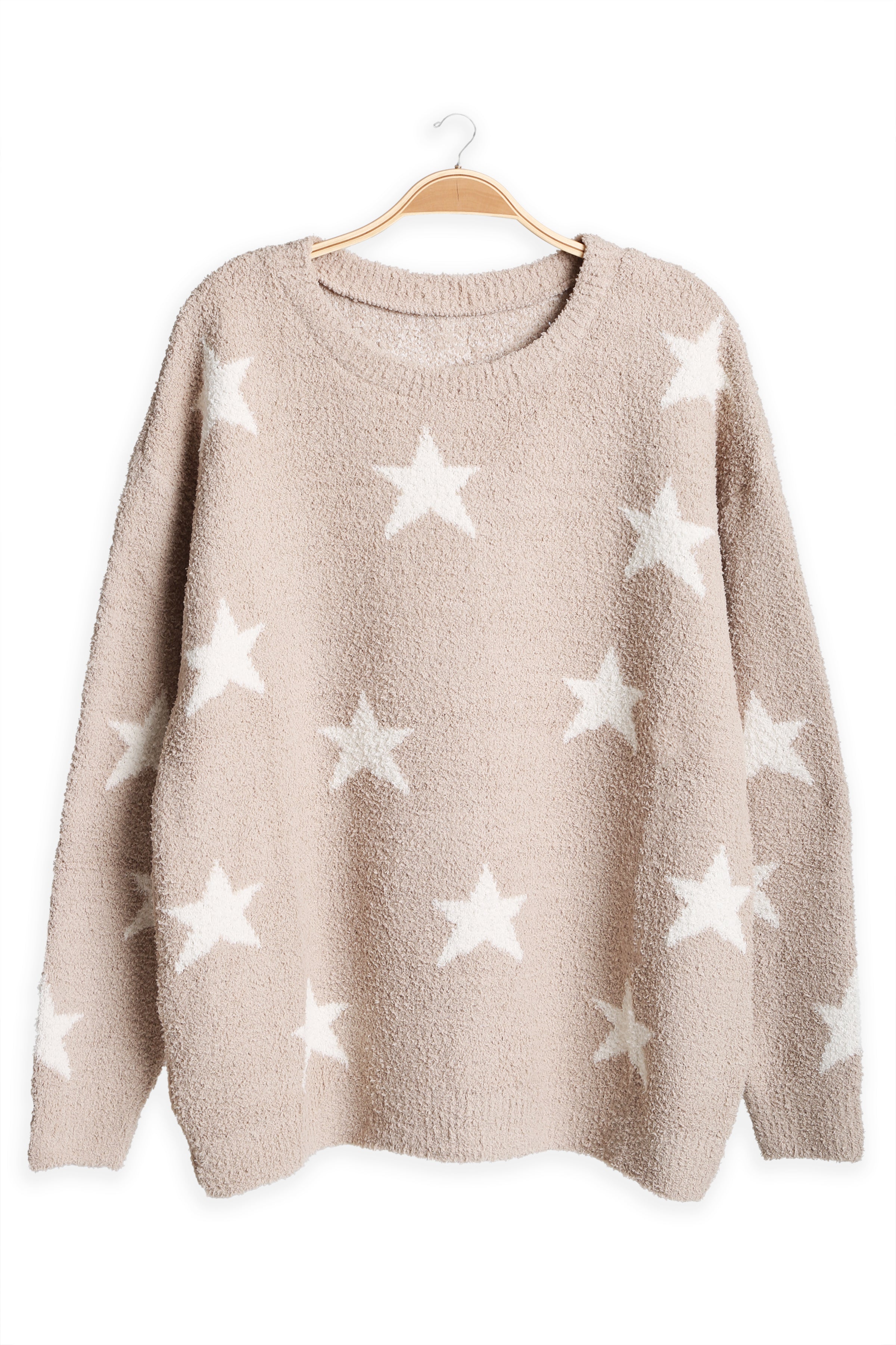 mySundaze Stars Microfiber Sweater