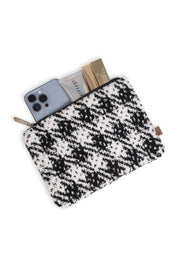 mySundaze Buffalo Plaid Microfiber Small Travel/Makeup Pouch