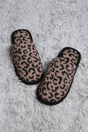 mySundaze Leopard Soft Microfiber Slippers