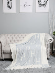 mySundaze H Throw Blanket Soft Microfiber 50x60