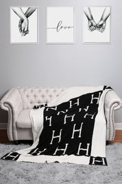 mySundaze H Throw Blanket Soft Microfiber 50x60