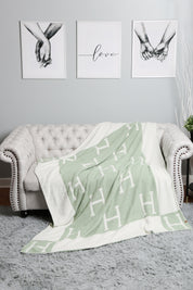 mySundaze H Throw Blanket Soft Microfiber 50x60