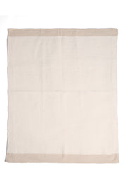 mySundaze Solid Color Small Throw Blanket with Border Soft Microfiber 29x35