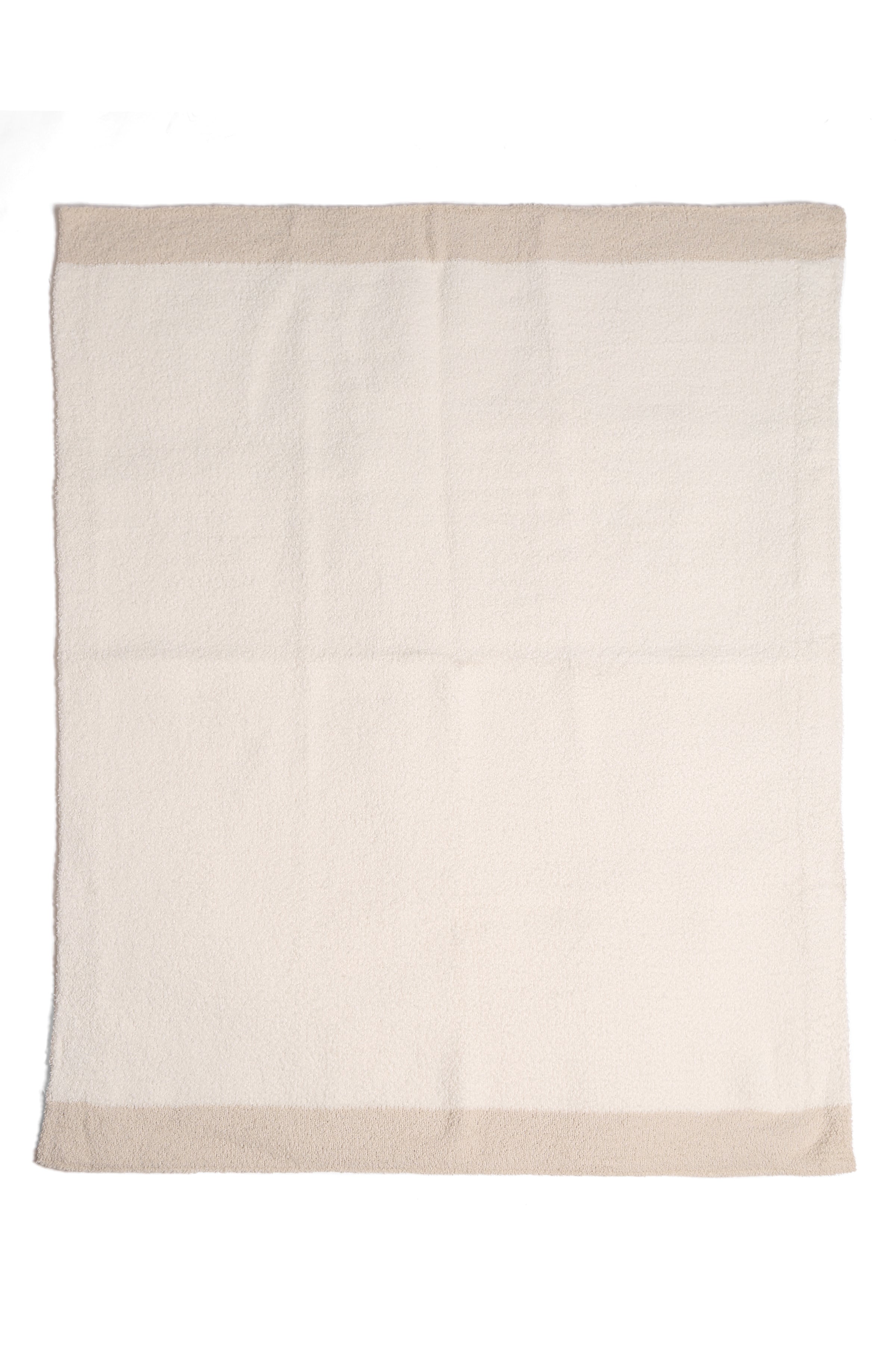 mySundaze Solid Color Small Throw Blanket with Border Soft Microfiber 29x35