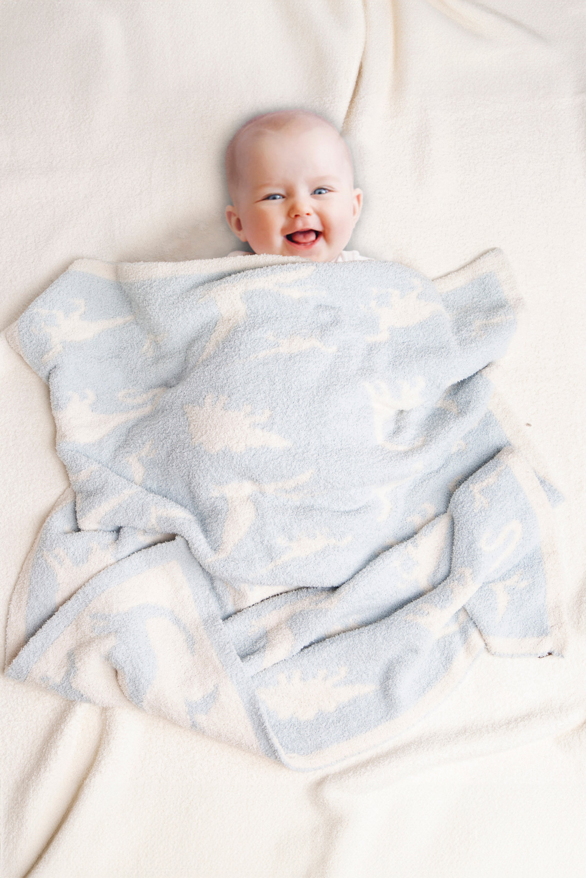 mySundaze Dinosaur Print Small Throw Blanket Soft Microfiber 29x35