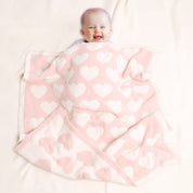 mySundaze Hearts Print Small Throw Blanket Soft Microfiber 29x35