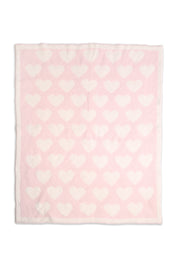 mySundaze Hearts Print Small Throw Blanket Soft Microfiber 29x35