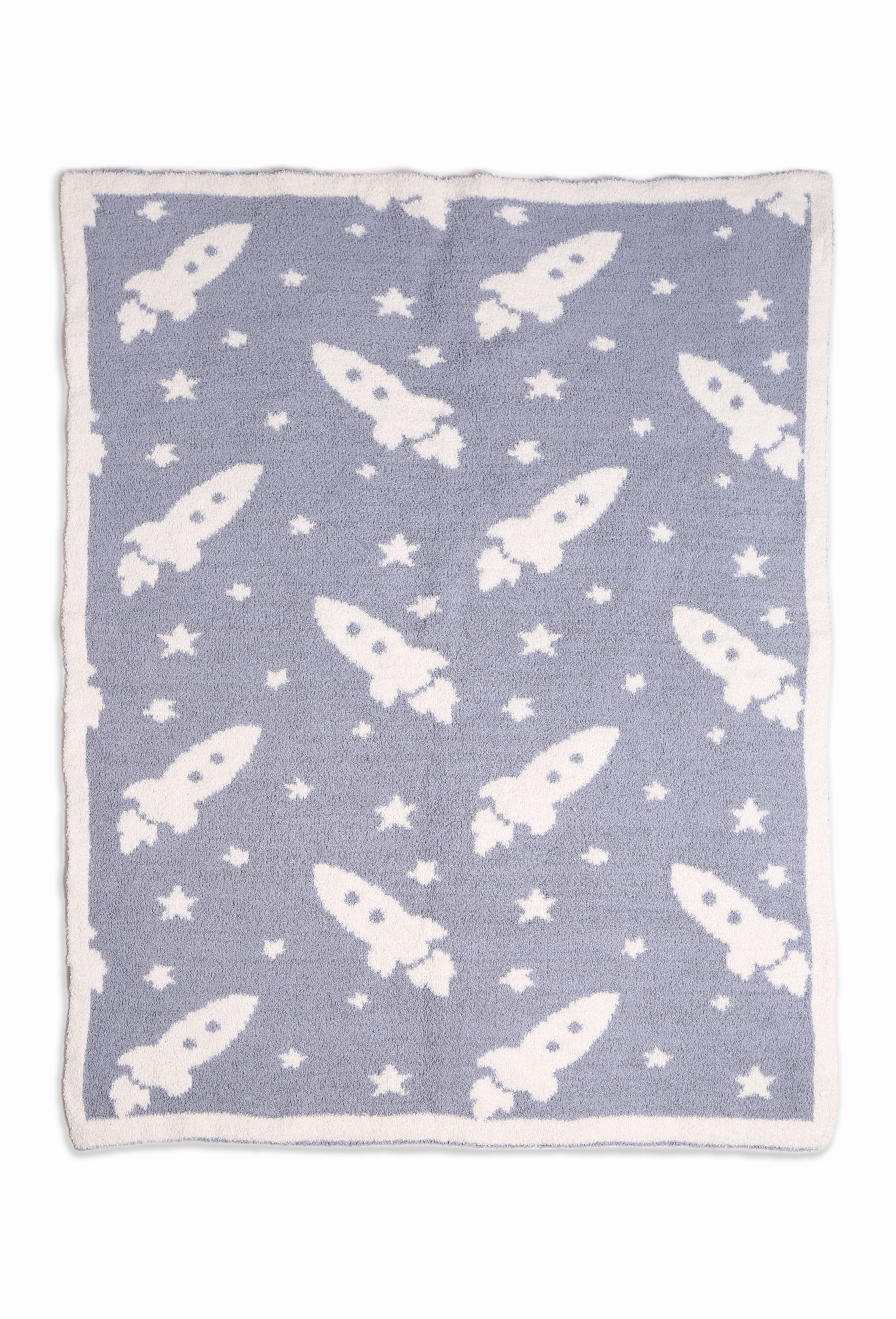 mySundaze Rocket Print Small Throw Blanket Soft Microfiber 29x35