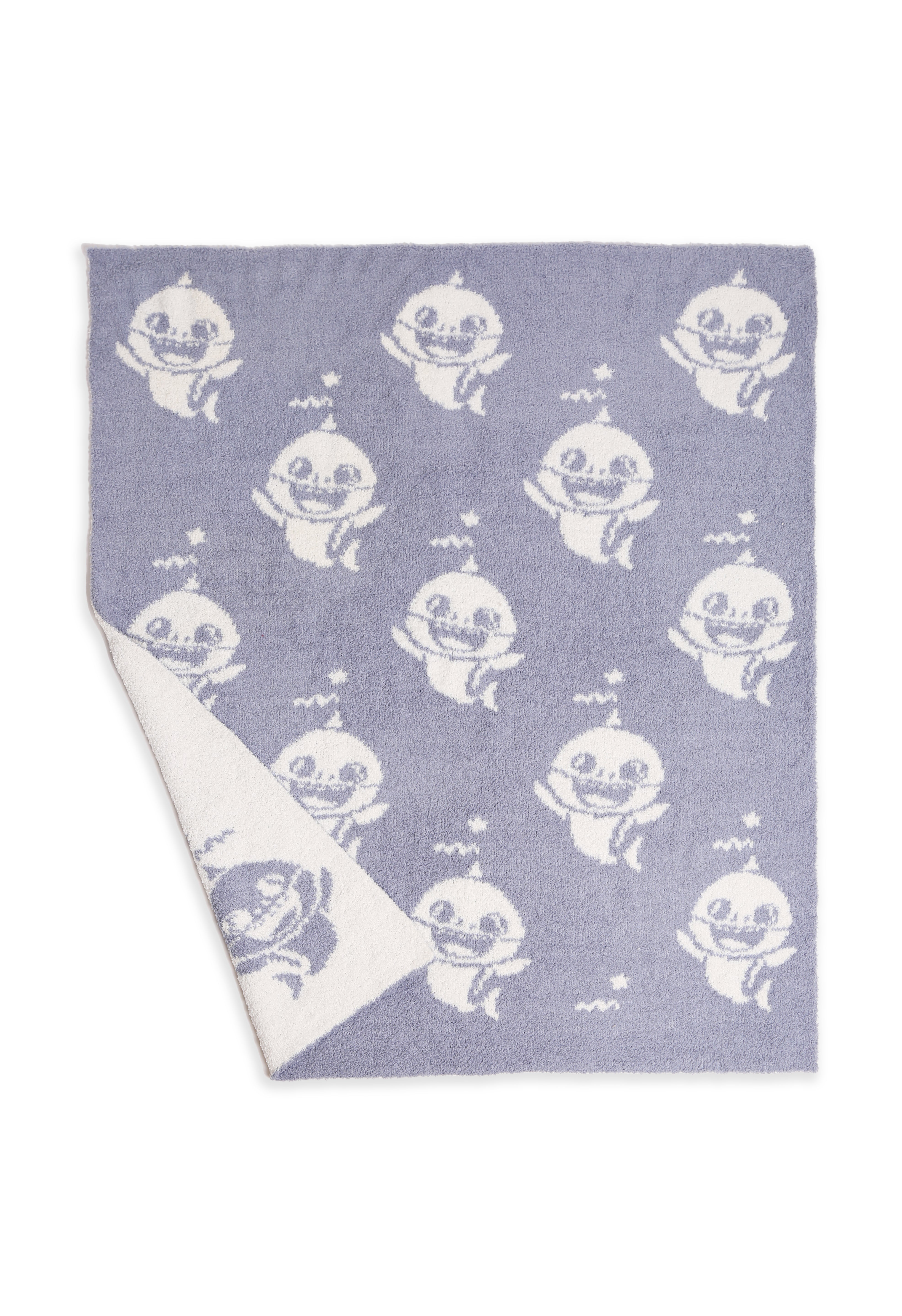 mySundaze Baby Shark Print Small Throw Blanket Soft Microfiber 29x35