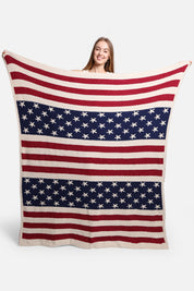 mySundaze American Flag Throw Blanket Soft Microfiber 50x60
