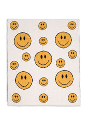 mySundaze Happy Faces Small Throw Blanket Soft Microfiber 29x35