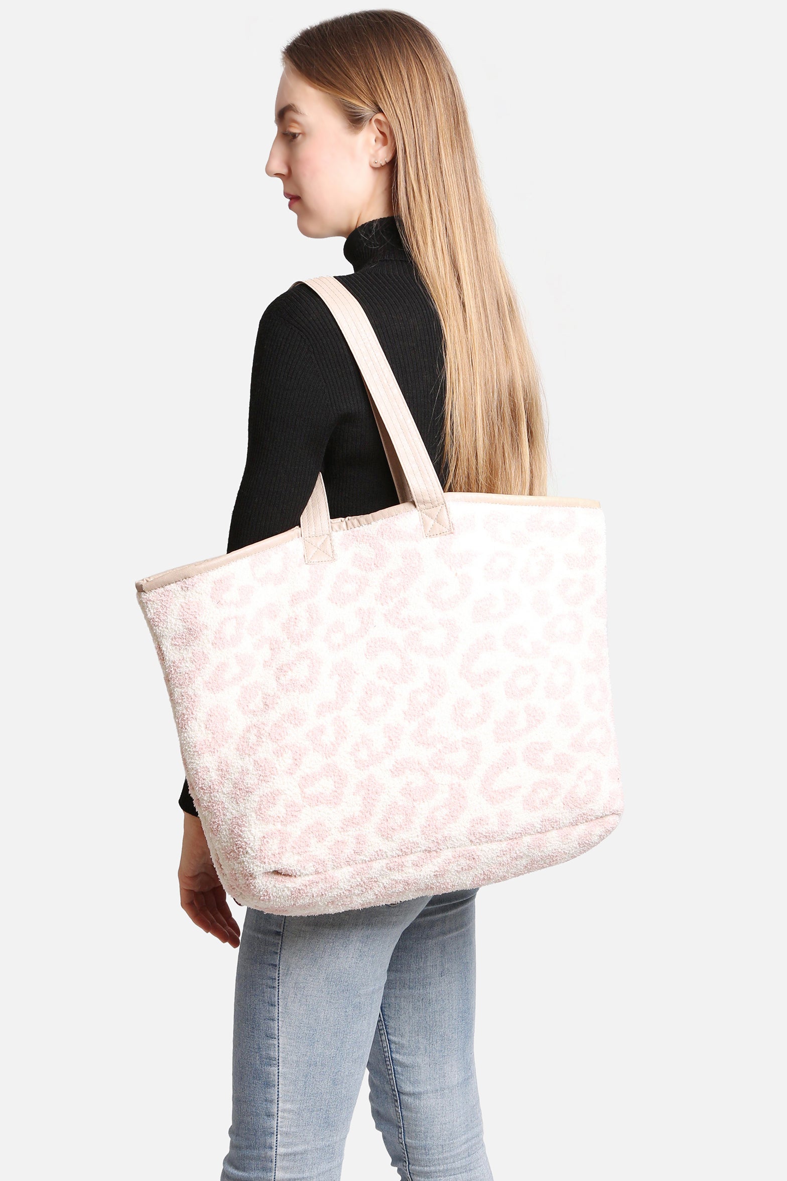 mySundaze Leopard Microfiber Tote Bag