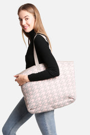 mySundaze Houndstooth Microfiber Tote Bag