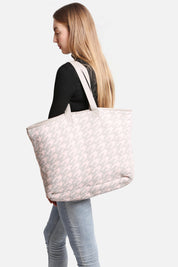 mySundaze Houndstooth Microfiber Tote Bag