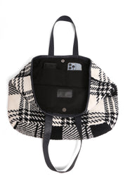 mySundaze Classic Plaid Microfiber Tote Bag