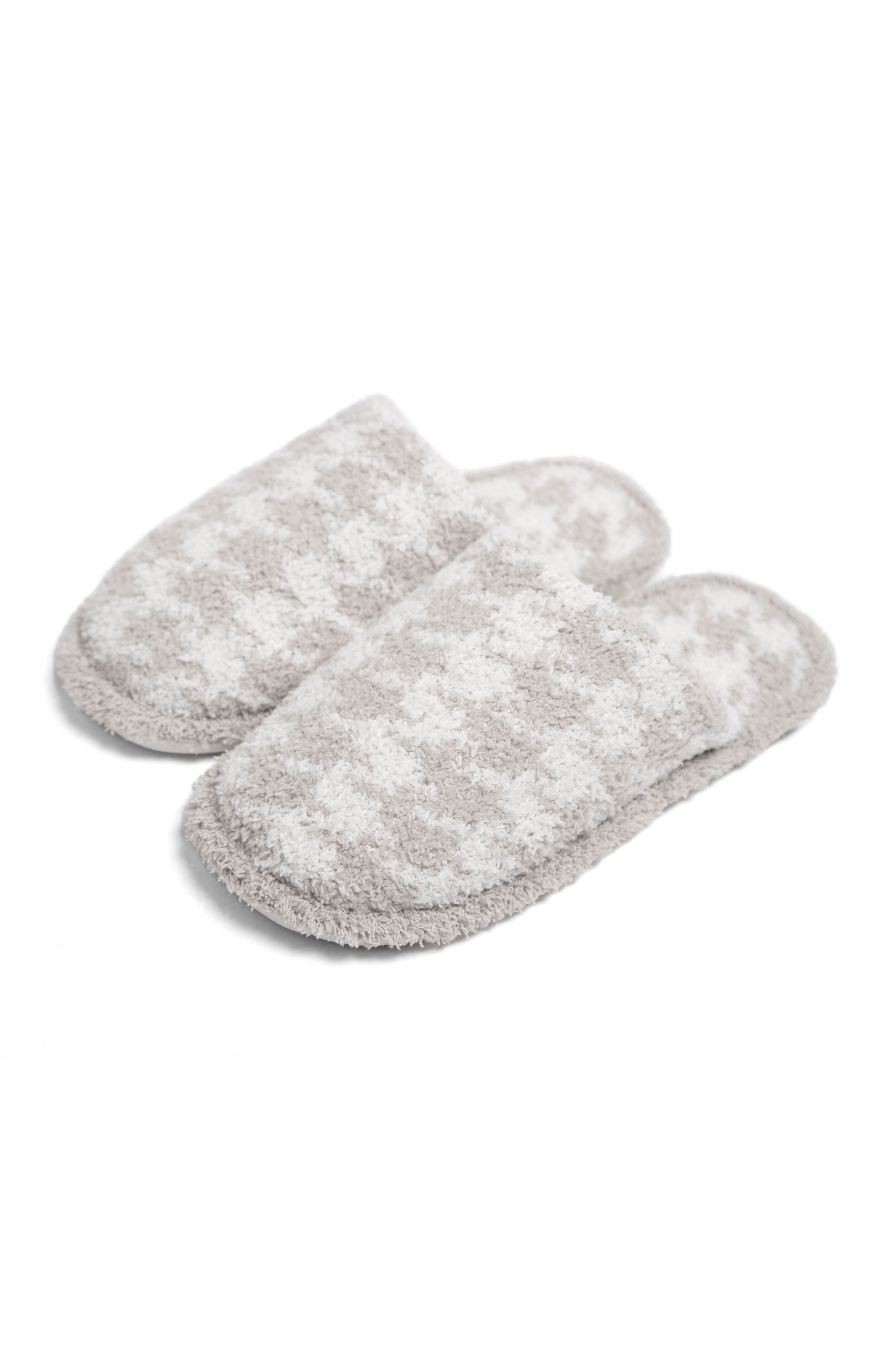 mySundaze Houndstooth Soft Microfiber Slippers