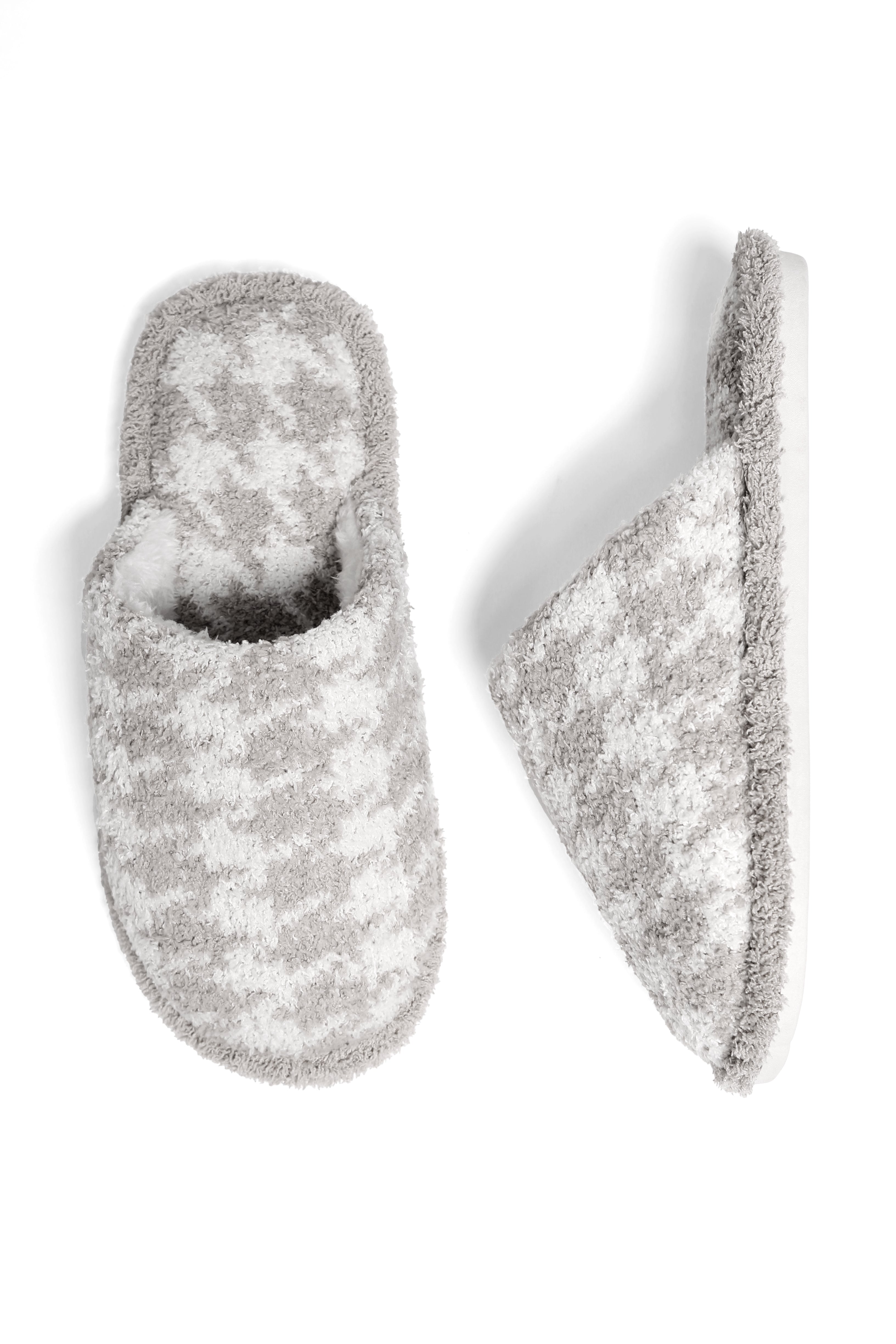 mySundaze Houndstooth Soft Microfiber Slippers