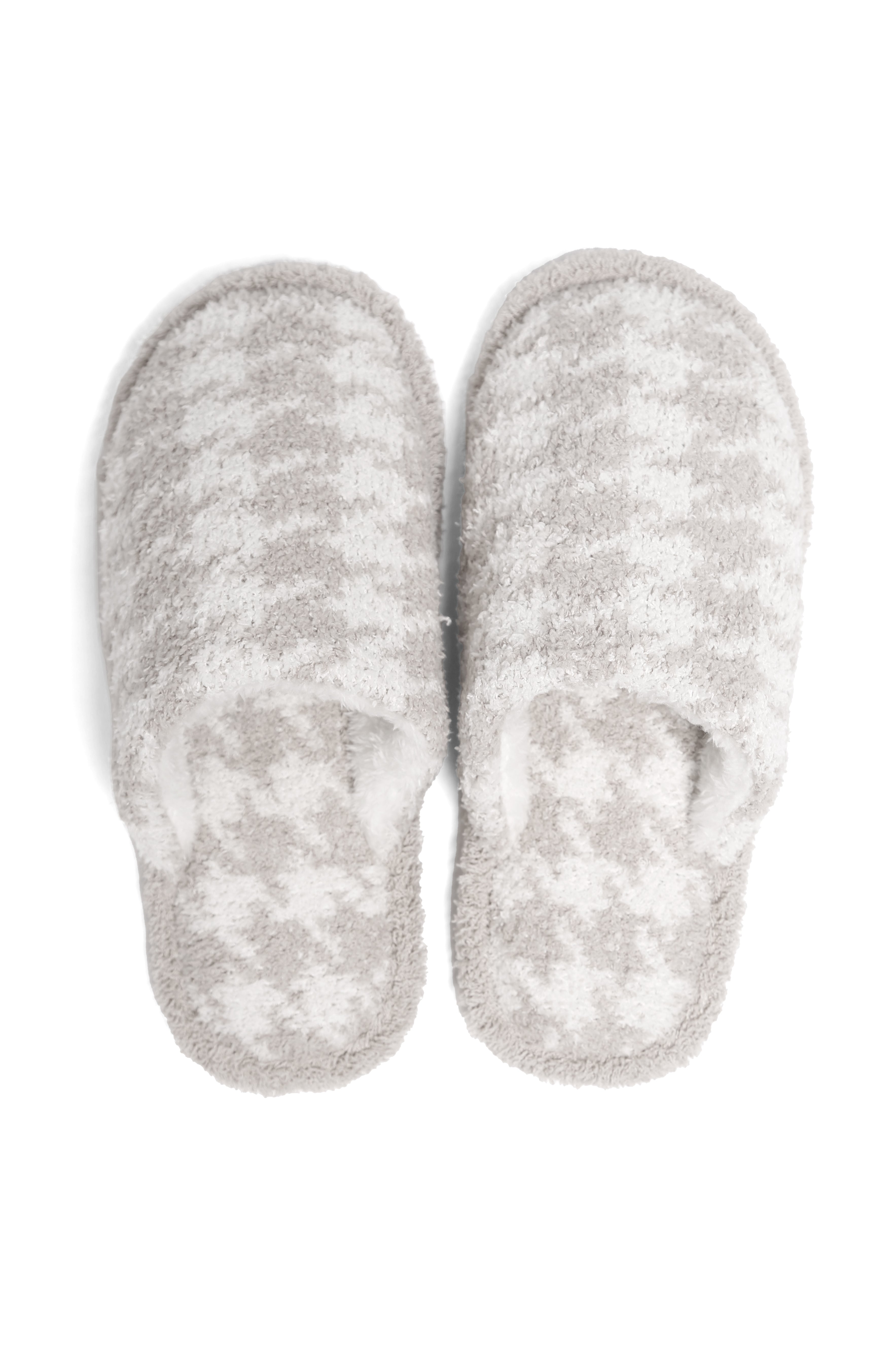 mySundaze Houndstooth Soft Microfiber Slippers