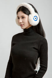 mySundaze Evil eye Ear Muffs Soft Faux Fur Lining