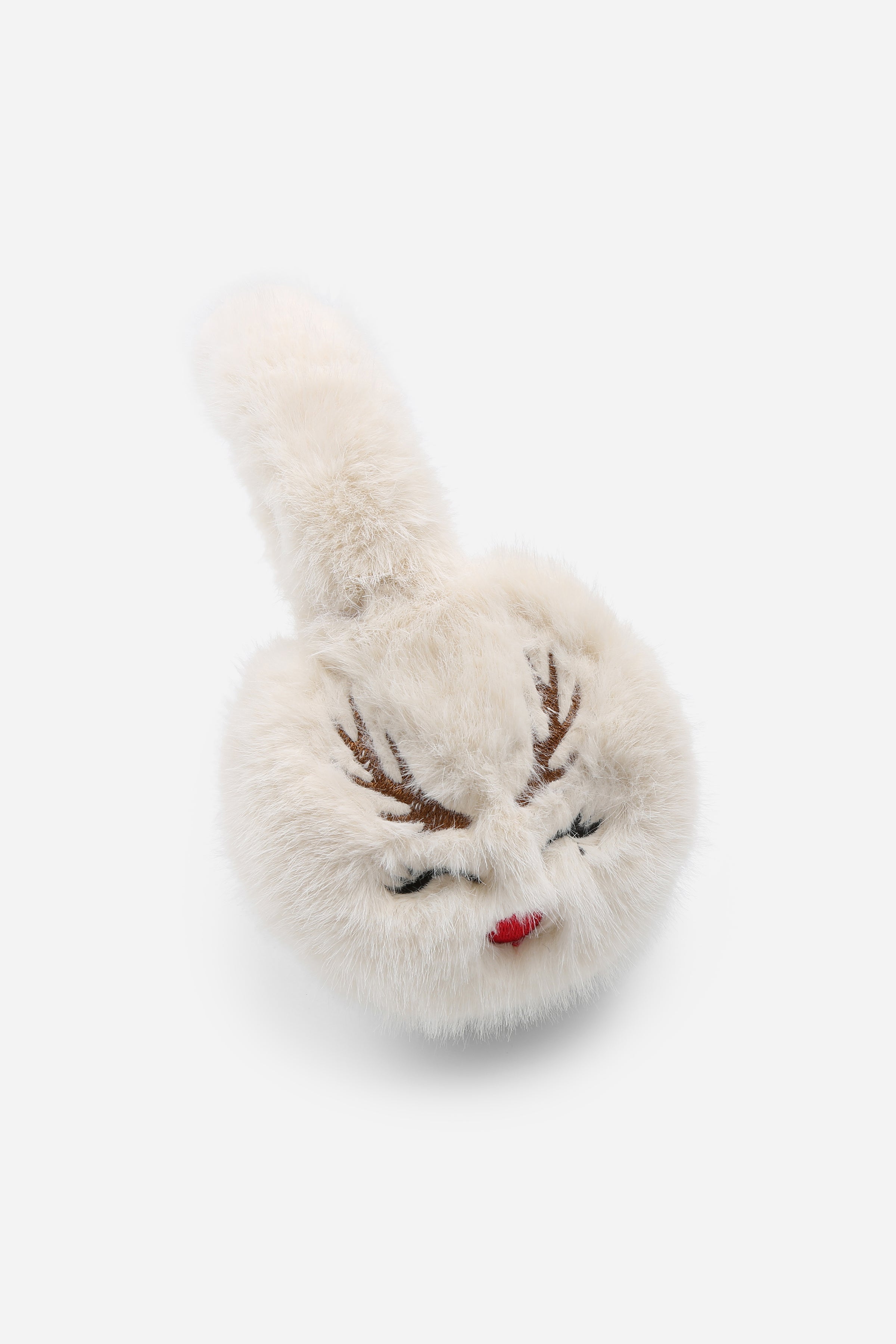 mySundaze Reindeer Ear Muffs Soft Faux Fur Lining