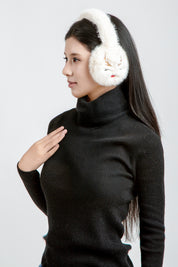 mySundaze Reindeer Ear Muffs Soft Faux Fur Lining