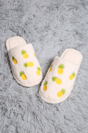 mySundaze Pineapple Soft Microfiber Slippers