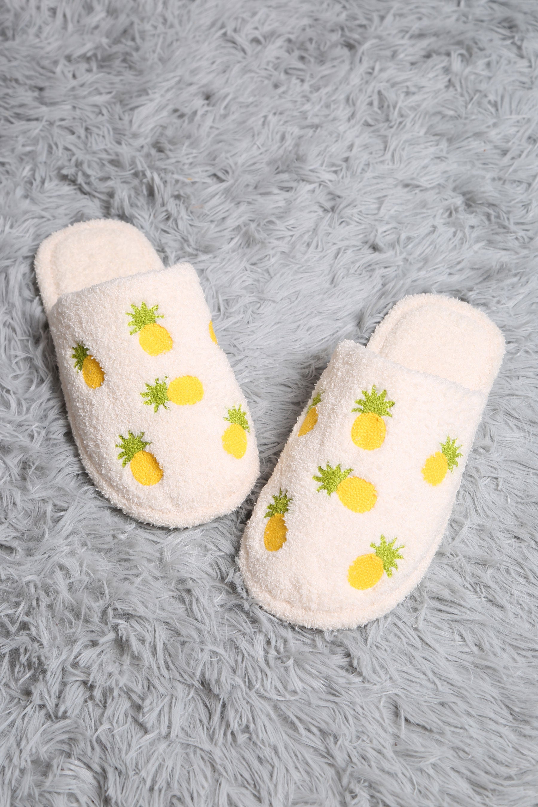 mySundaze Pineapple Soft Microfiber Slippers