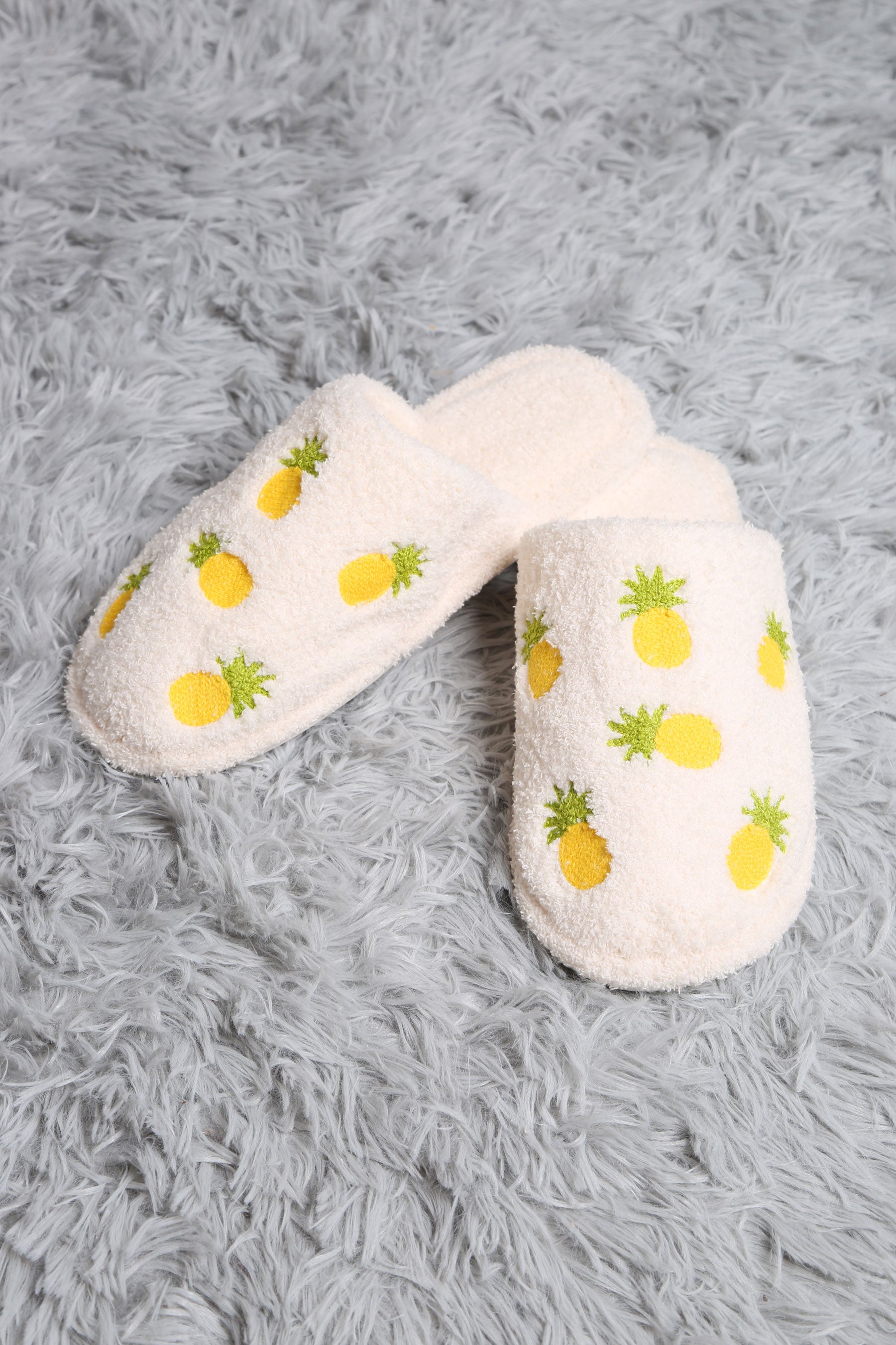 mySundaze Pineapple Soft Microfiber Slippers