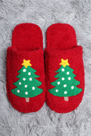 mySundaze Christmas Tree Soft Microfiber Slippers