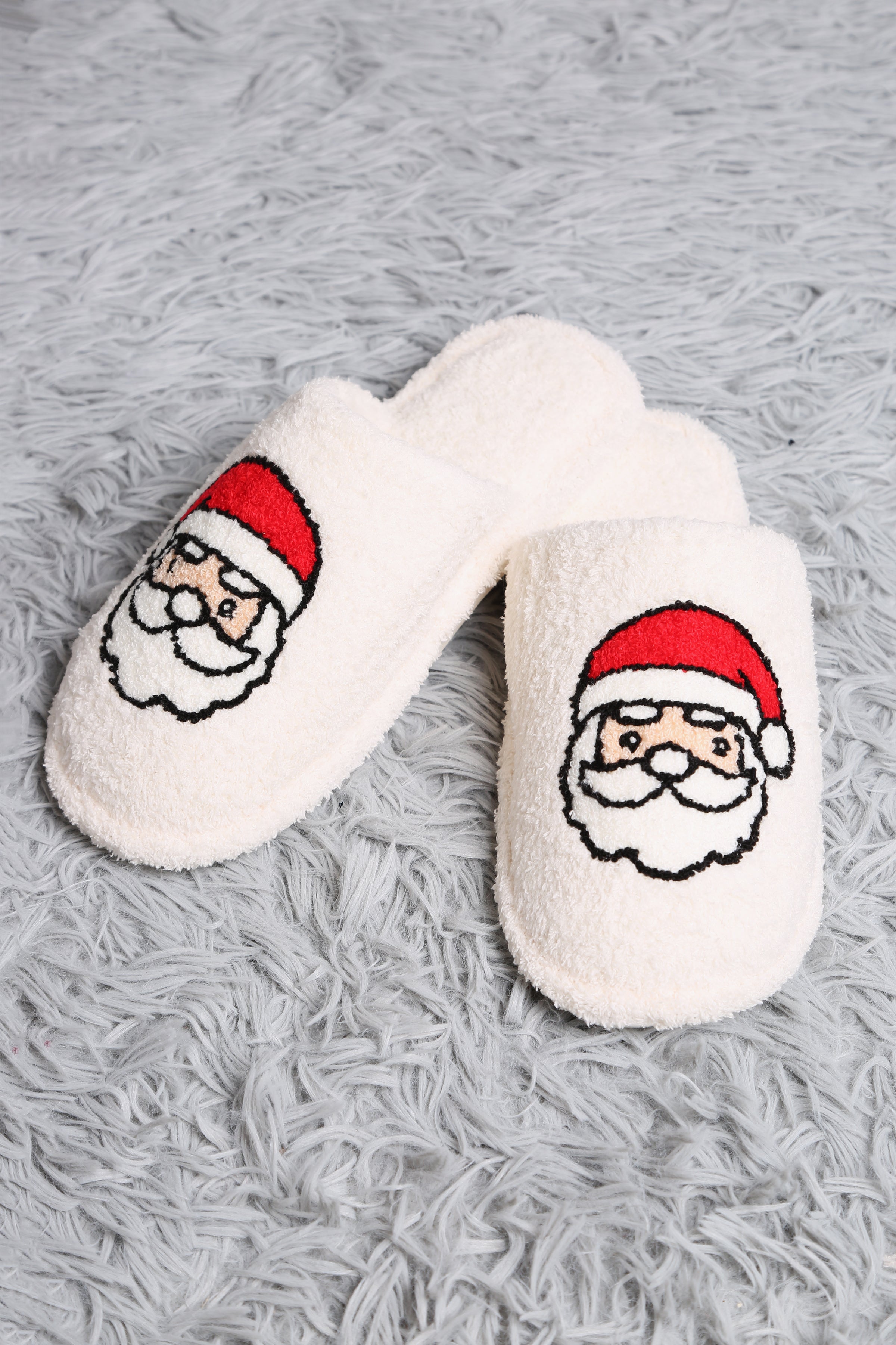 mySundaze Christmas Santa Soft Microfiber Slippers