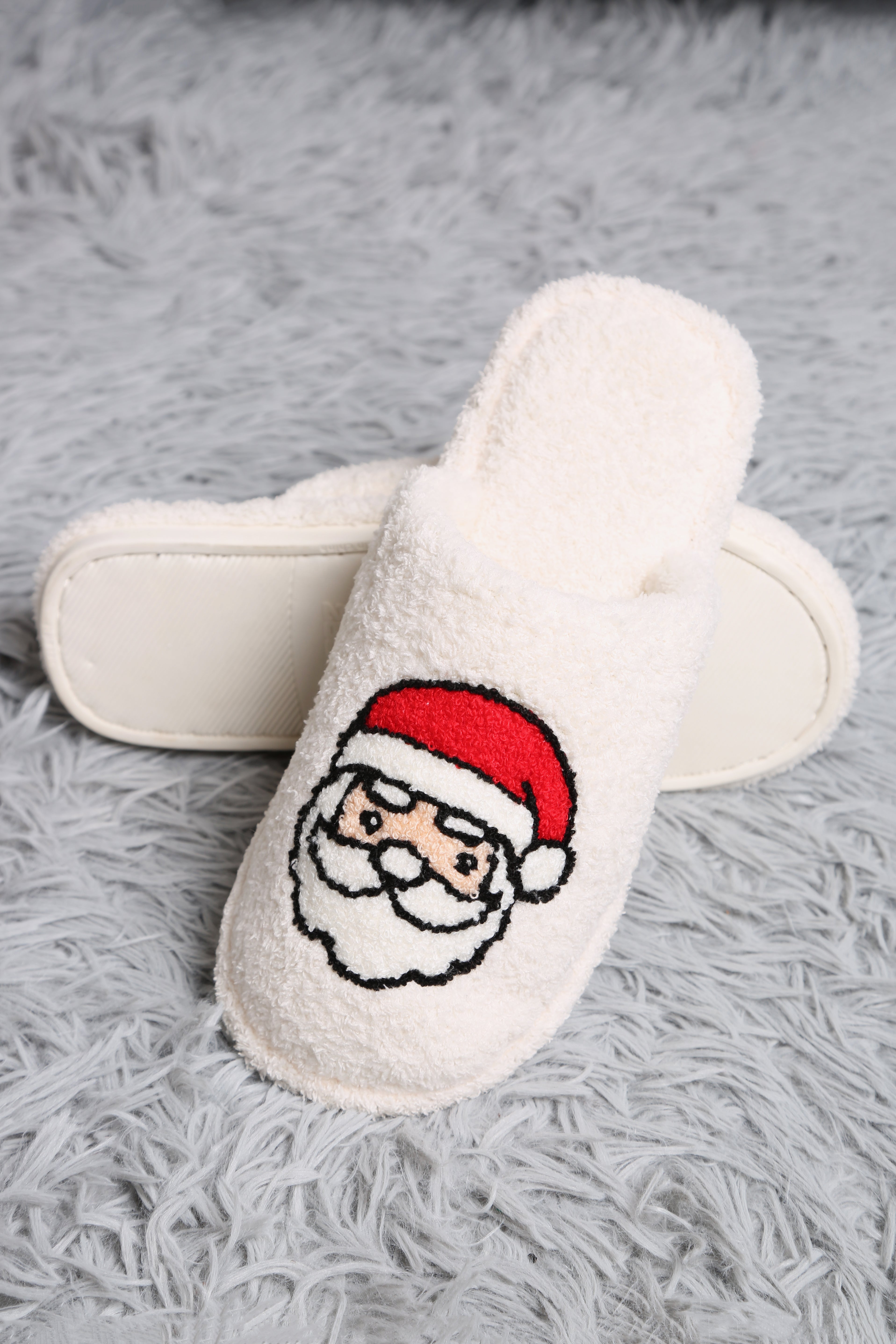 mySundaze Christmas Santa Soft Microfiber Slippers