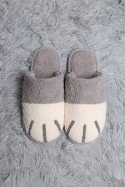 mySundaze Cat Paw Soft Microfiber Slippers