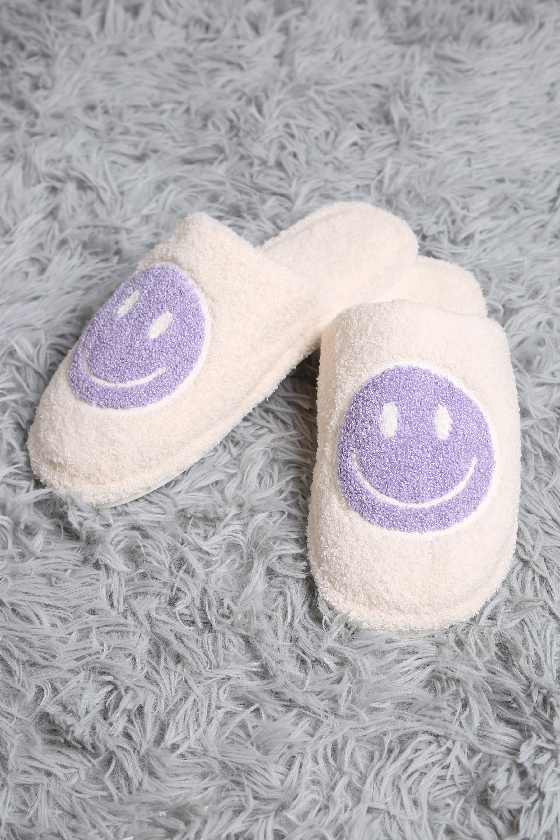 mySundaze Happy Face Soft Microfiber Slippers