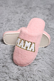 mySundaze Best Mama Sequins Soft Microfiber Slippers