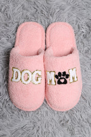 mySundaze Sequin Dog Mom Soft Microfiber Slippers