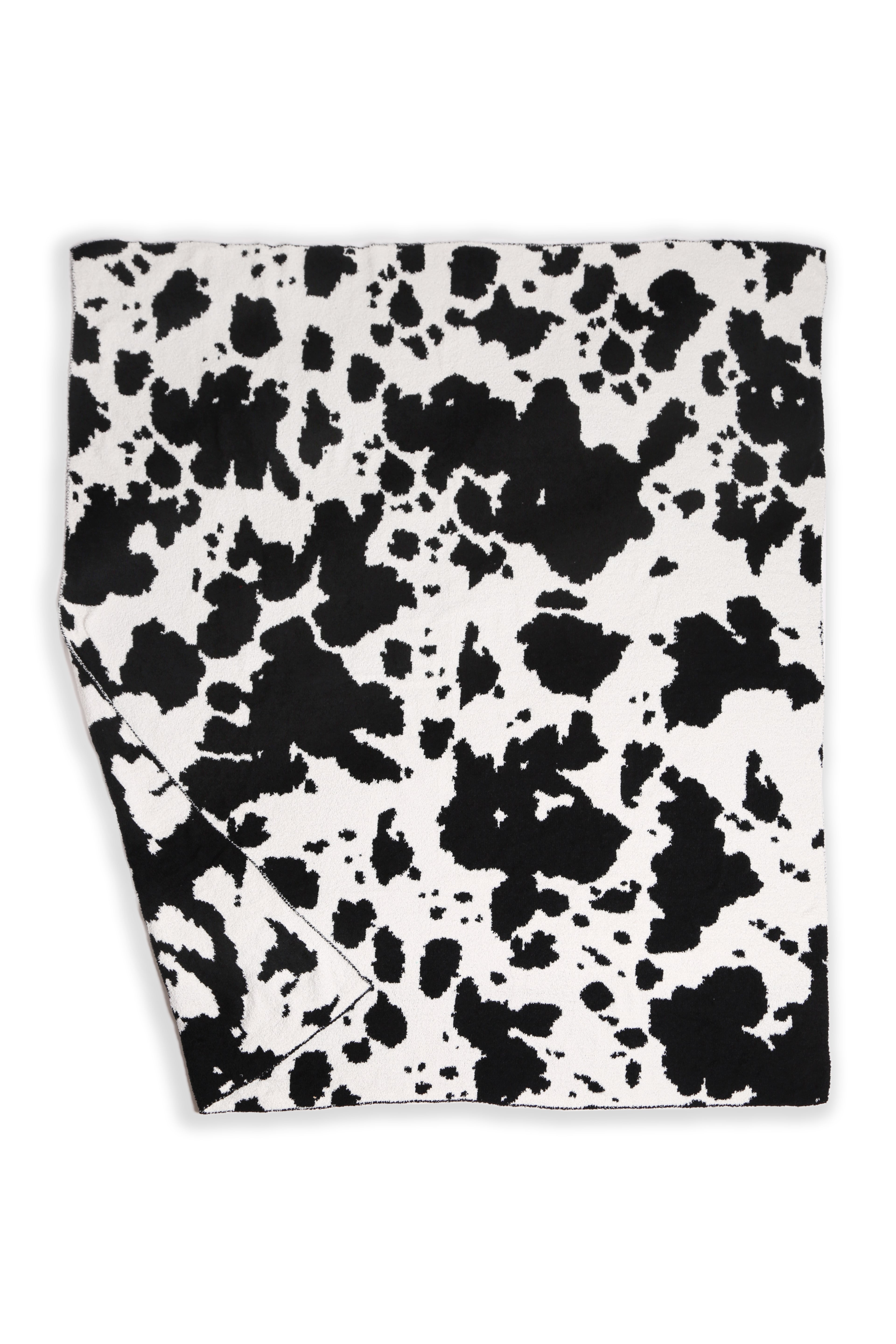 mySundaze Cow Print Throw Blanket Soft Microfiber 50x60