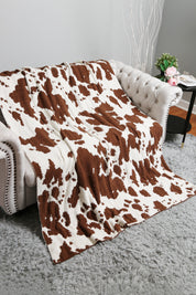 mySundaze Cow Print Throw Blanket Soft Microfiber 50x60