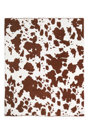 mySundaze Cow Print Throw Blanket Soft Microfiber 50x60