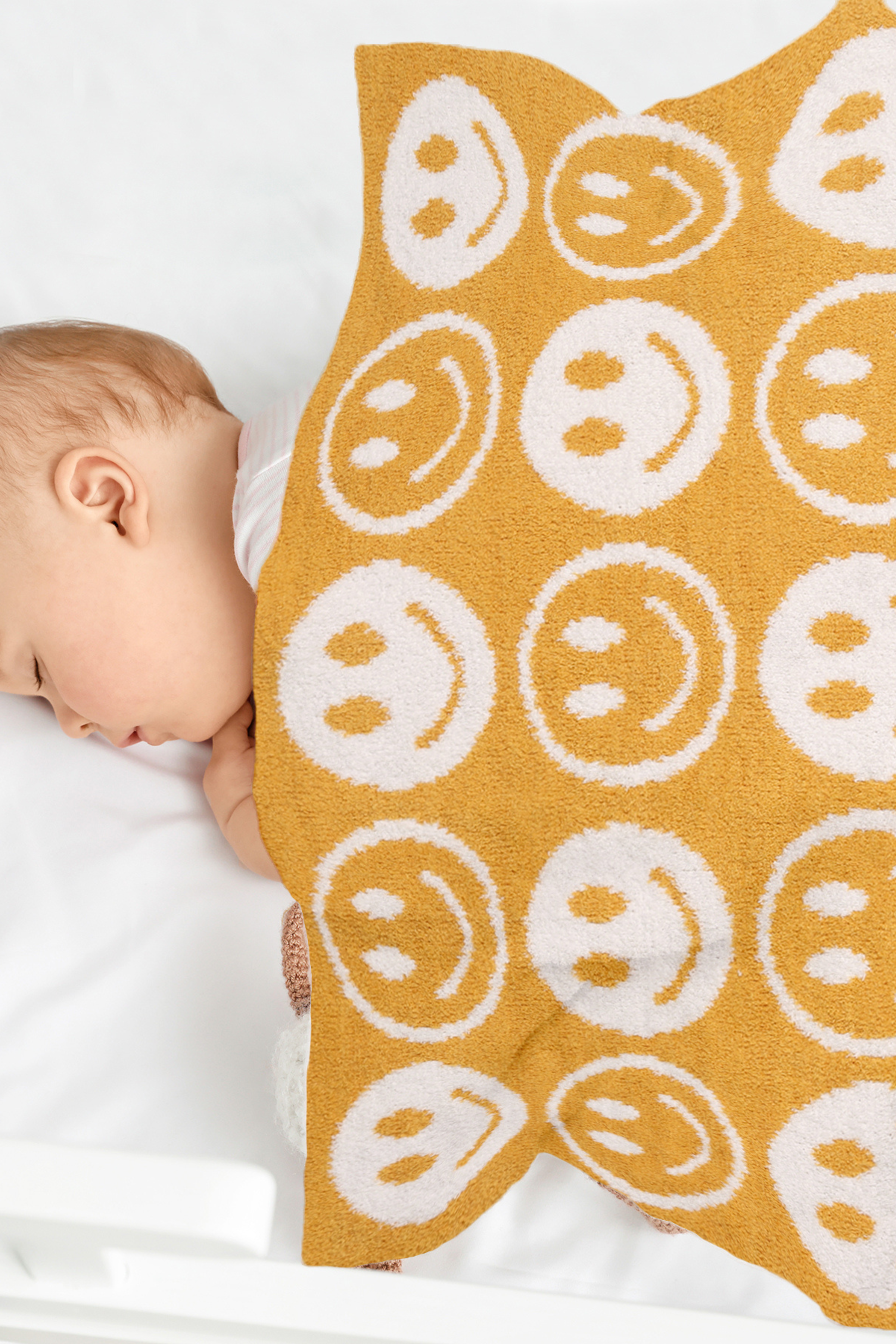 mySundaze Happy Faces Small Throw Blanket  Soft Microfiber 29x35