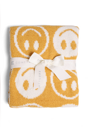 mySundaze Happy Faces Small Throw Blanket  Soft Microfiber 29x35
