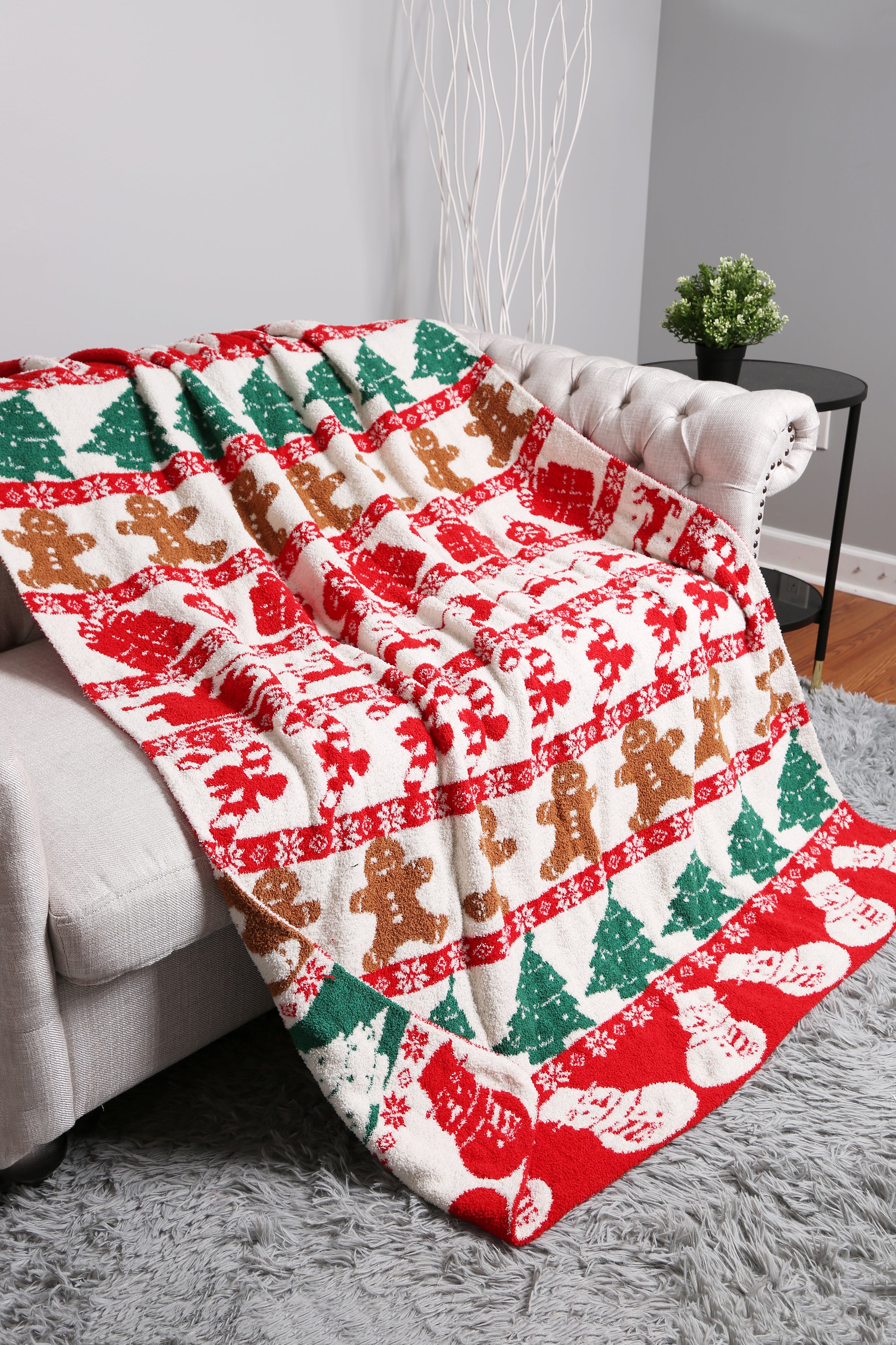 mySundaze Christmas Throw Blanket Soft Microfiber 50x60