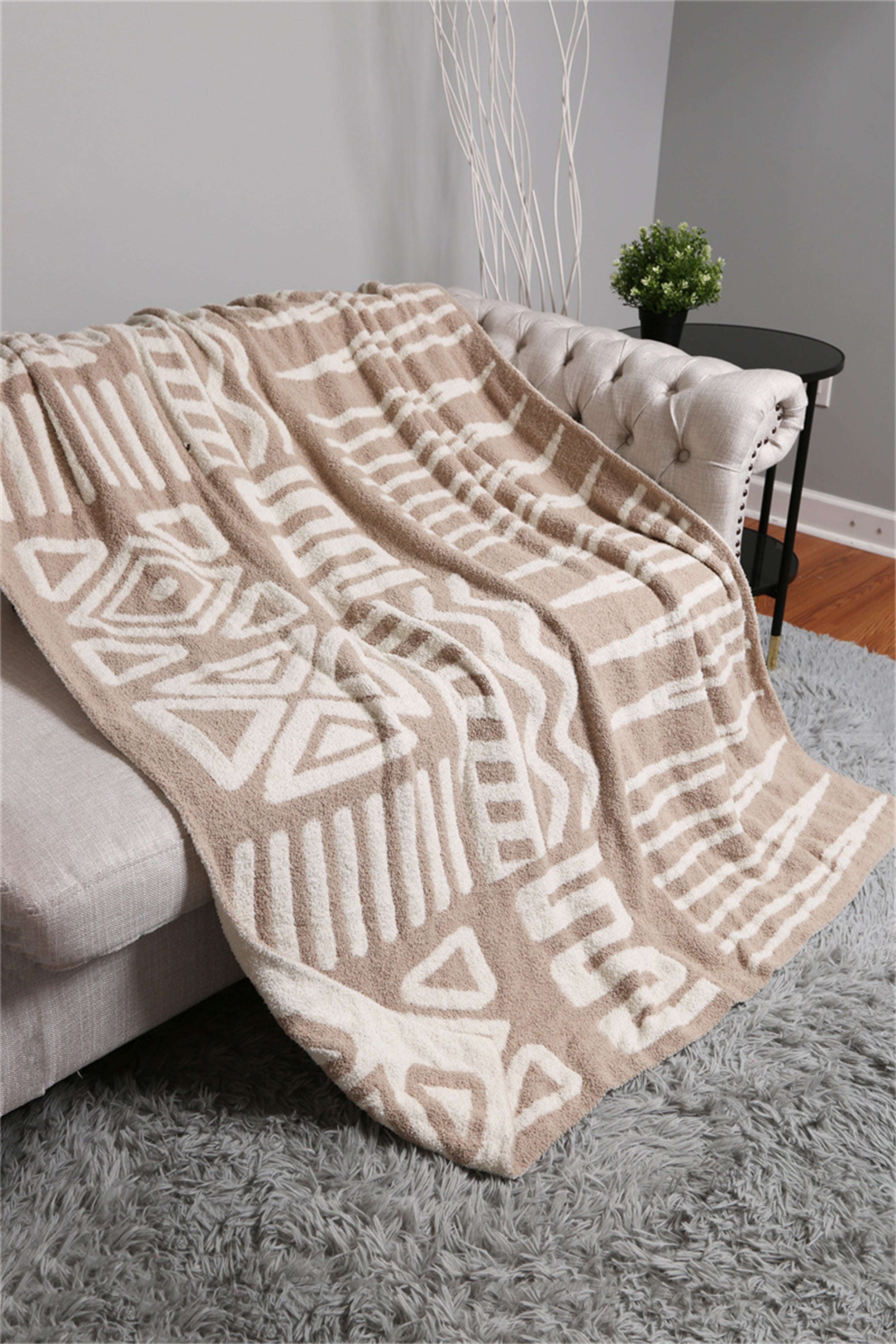 mySundaze Tribal Print Throw Blanket Soft Microfiber 50x60