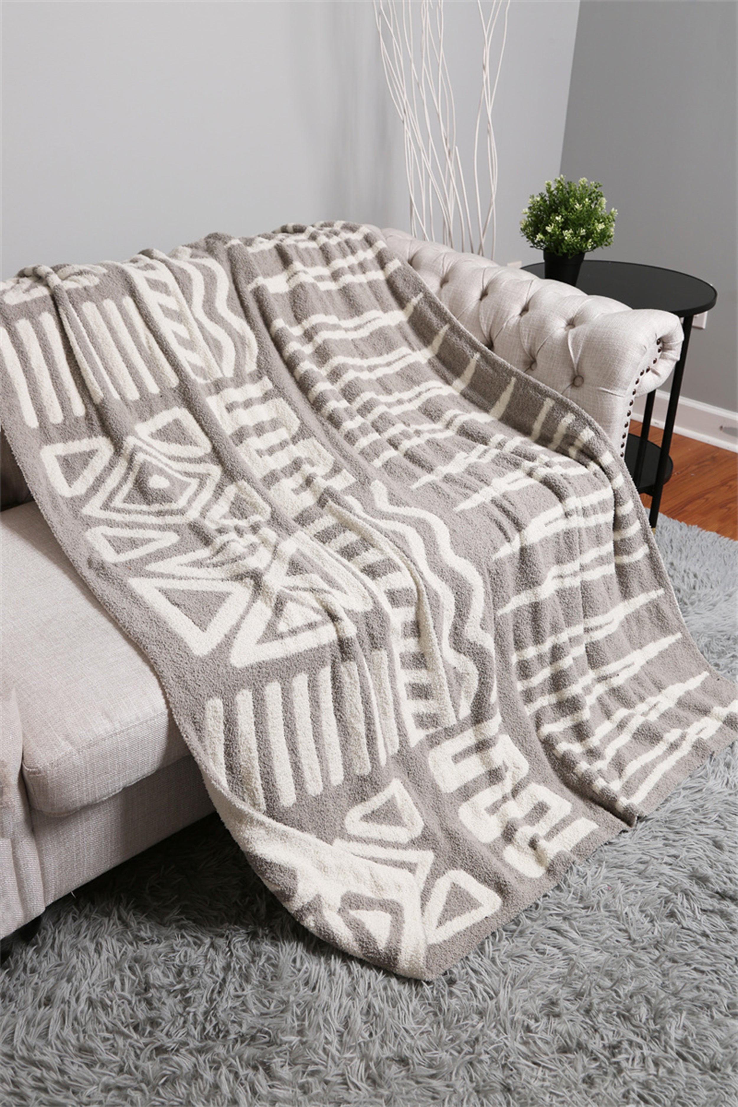 mySundaze Tribal Print Throw Blanket Soft Microfiber 50x60