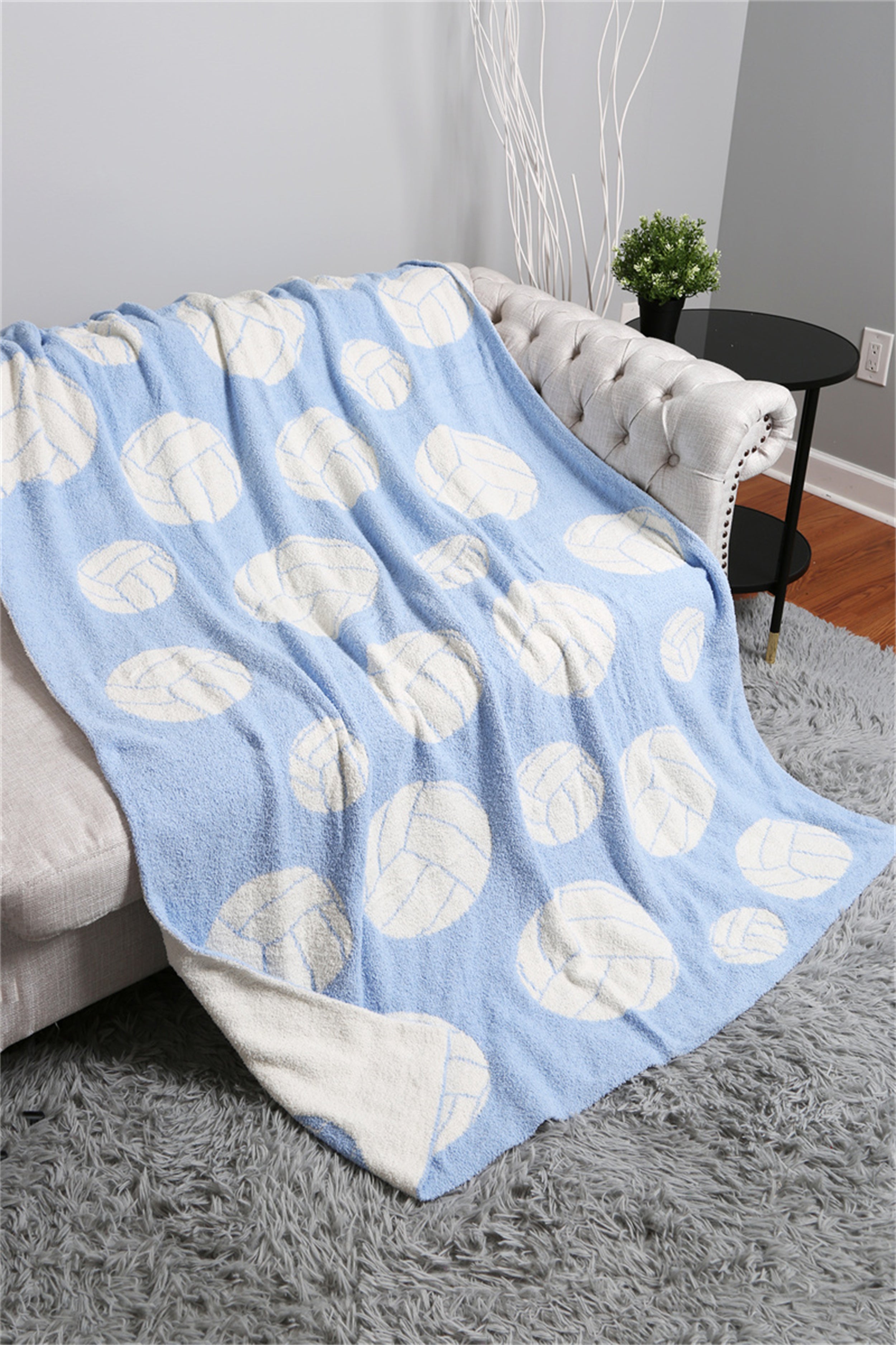 mySundaze Volleyball Throw Blanket Soft Microfiber 50x60