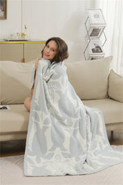 mySundaze Turtle Print Throw Blanket Soft Microfiber 50x60