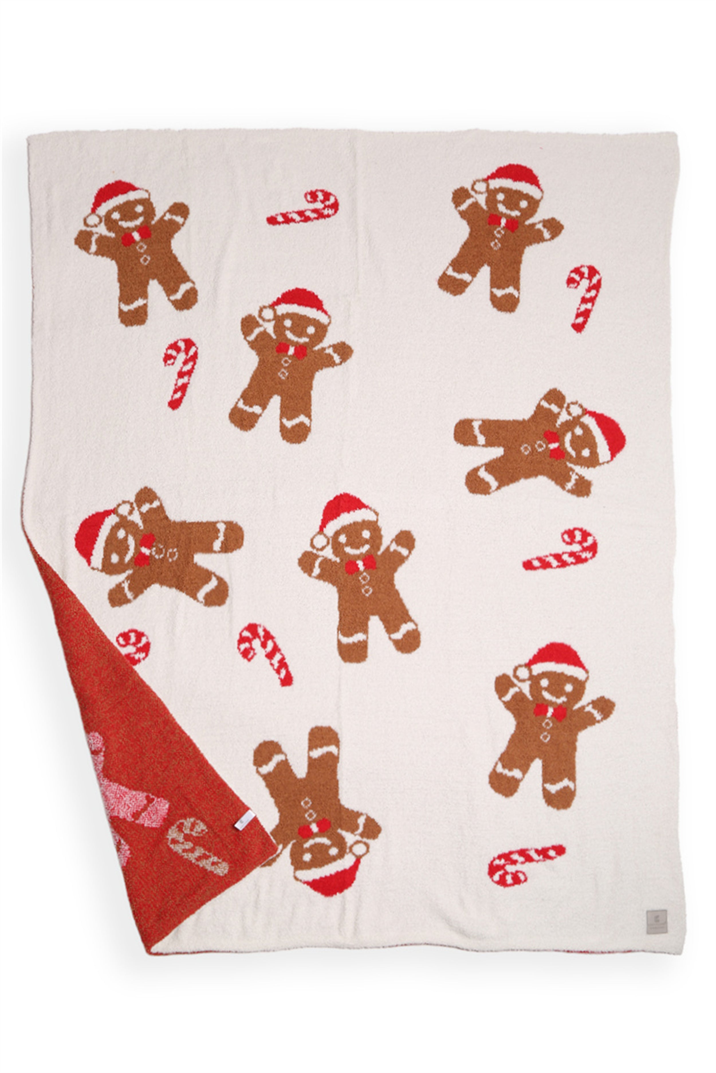 mySundaze Gingerbread Man Throw Blanket Soft Microfiber 50x60