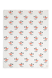 mySundaze Snowman Throw Blanket Soft Microfiber 50x60