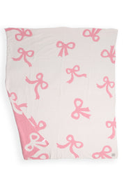 mySundaze Pink Ribbons Throw Blanket Soft Microfiber 50x60