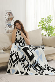 mySundaze Tribal Print Throw Blanket Soft Microfiber 50x60