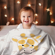mySundaze Giraffe Print Small Throw Blanket Soft Microfiber 29x35